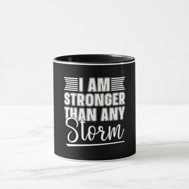 Caneca Café De Saúde Mental Sou Mais Forte Que Qualquer T (Centro)
