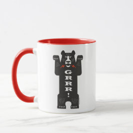 Caneca Café de Urso Negro (GRRR) )