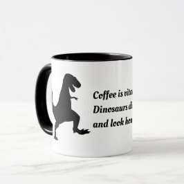 Caneca Café Dinossauro