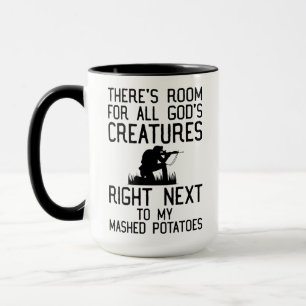 Caneca Café do Caçador - Há Espaço Para Todas as Criatura