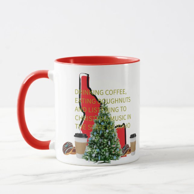 Caneca Café, Donuts e Música de Natal em Idaho (Esquerda)