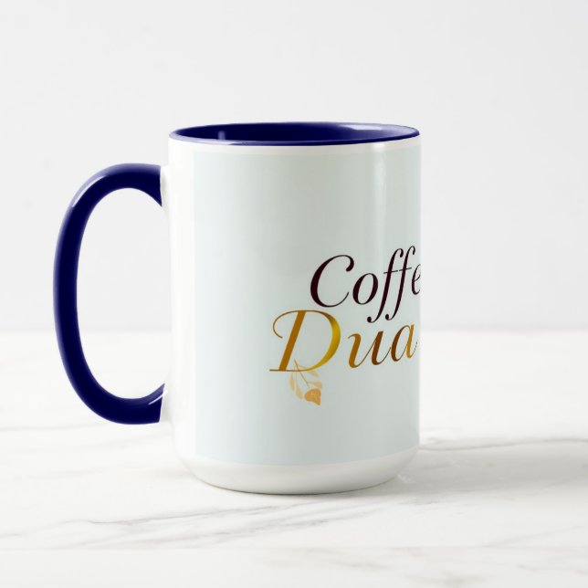 Caneca Café Dua & Glow Mulher Muçulmana Moderna (Esquerda)
