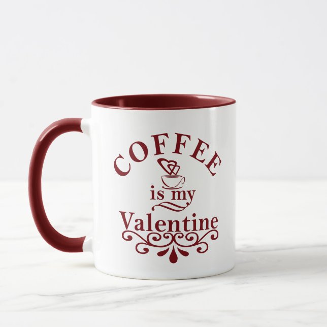 Caneca Café é meu namorados engraçado (Esquerda)
