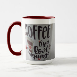 Caneca Café é minha linguagem do amor...caneca