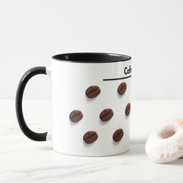Caneca Café é Vida (Com Donut)