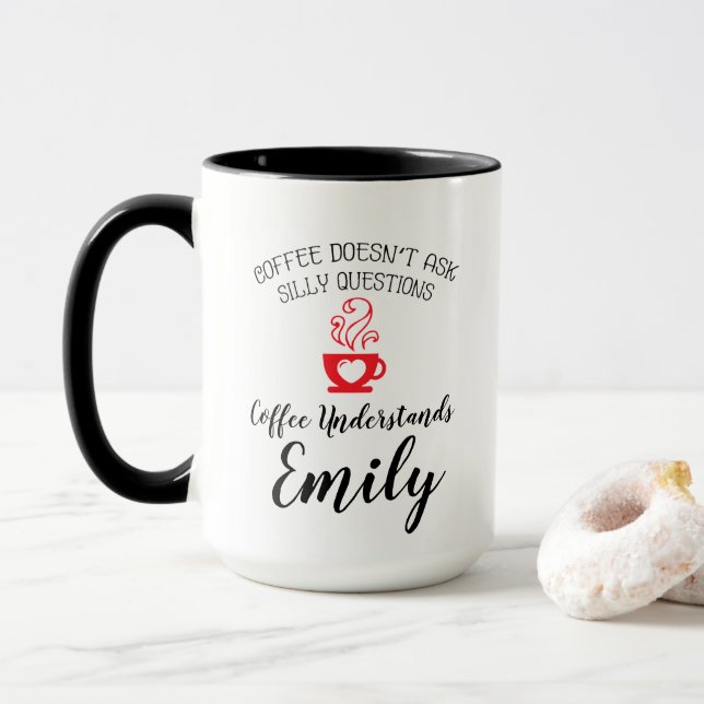Caneca Café entende Emily (Com Donut)