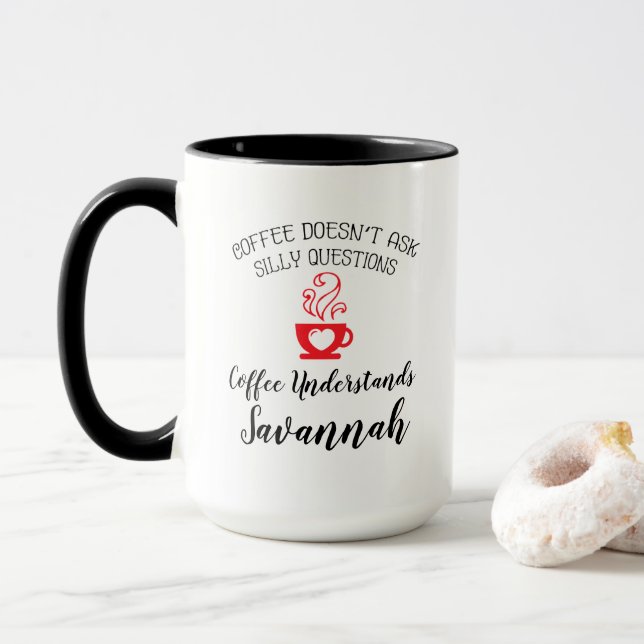 Caneca Café entende Savannah (Com Donut)