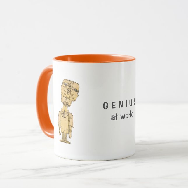 Caneca Café Fantasma de um Gênio de Paul Klee  (Frente Esquerda)