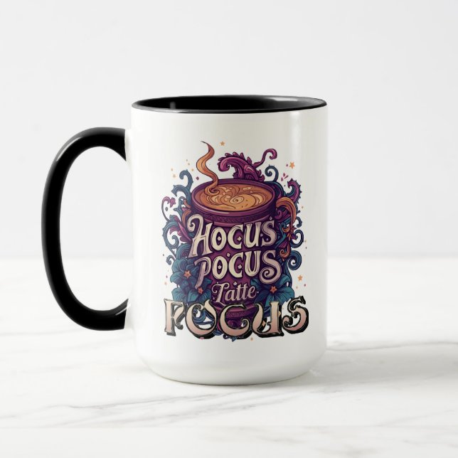 Caneca Café Foco Hocus Pocus Personalizado Bruxa Café  (Esquerda)