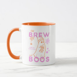 Caneca Café Gelado Descafeinado Fantasma Fofo e Boos Gráf