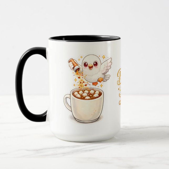 Caneca Café Glitter Pidgy v1 (Esquerda)