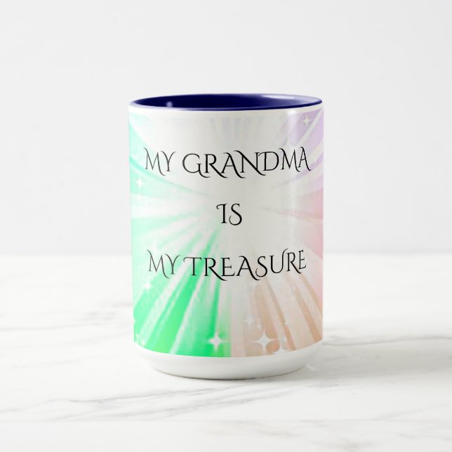 CANECA CAFÉ "GRANDMA" OU TEA MUG. (Centro)