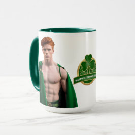 Caneca Café Irlandês Macho do Dia de São Patrício Sexy