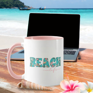 Caneca Café Leve Retro Beach Life