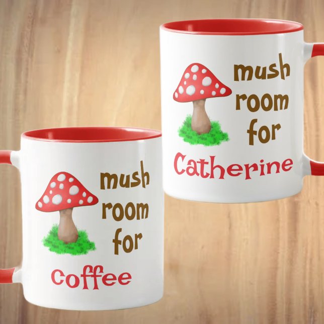 Caneca Café Lover Cuja Floresta Caiu Engraçada Cogumelo (Criador carregado)