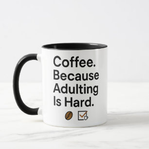 Caneca Café Lover Mug - Humor Adulto Minimalista