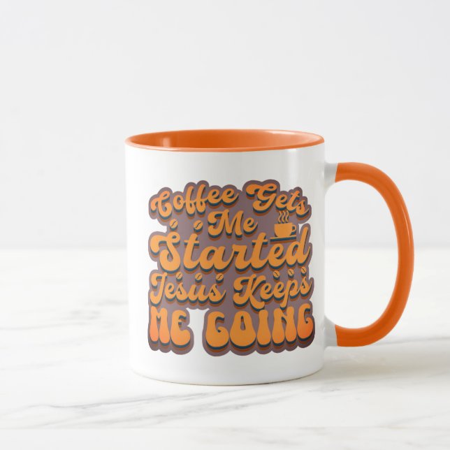 Caneca Café Me Começou - Sangria (Direita)