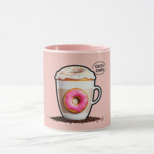 Caneca Café Meetups Amizade Design de Felicidade