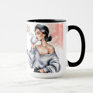Caneca Café Motivacional Mug - Cafeína e Confiança