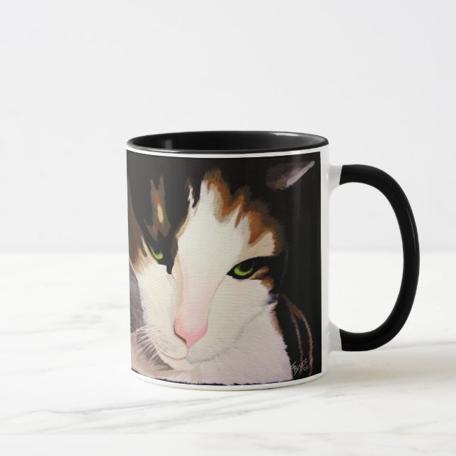 Caneca Café Mug com Calico Cat (Direita)