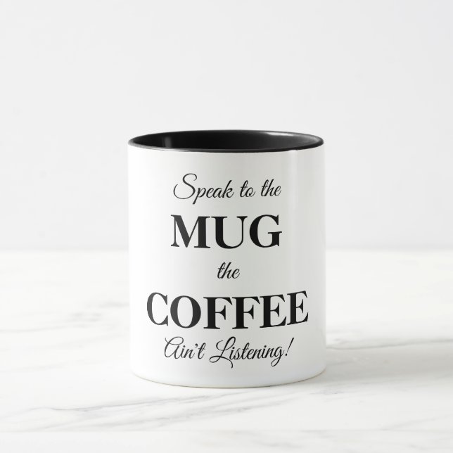 Caneca Café Mug com Mensagem Engraçada (Centro)