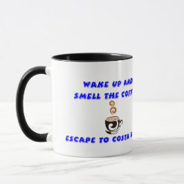 Caneca Café Mug Costa Rica, Escape para a Costa Rica