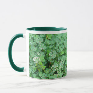 Caneca Café Mug de Shamrock Verde