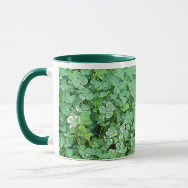 Caneca Café Mug de Shamrock Verde (Esquerda)