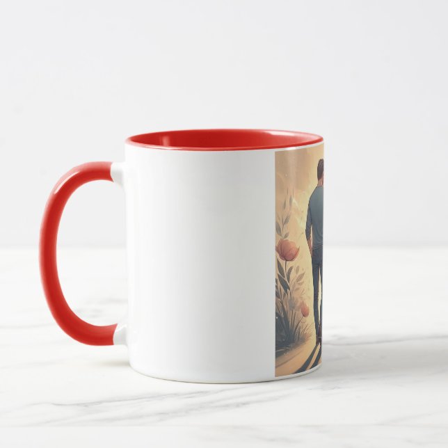 Caneca Café Mug e chá verde e qualquer coisa usada (Esquerda)