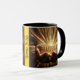 Caneca Café Mug, "John 3:16" Christian
