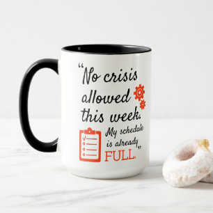 Caneca Café, nenhuma crise permitiu esta semana o meu hor
