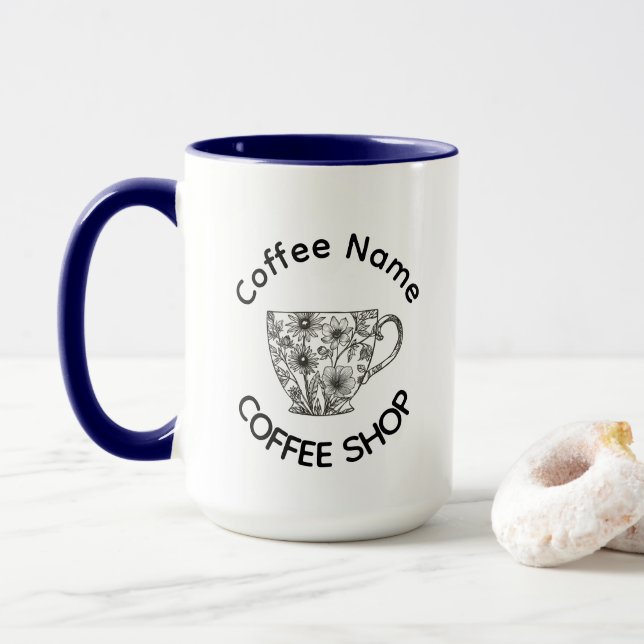 Caneca Café Obsessivo Cujo Barista é (Com Donut)