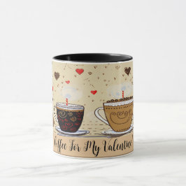 Caneca Café Para O Meu Desenho De Namorados Em Cuta Nº5