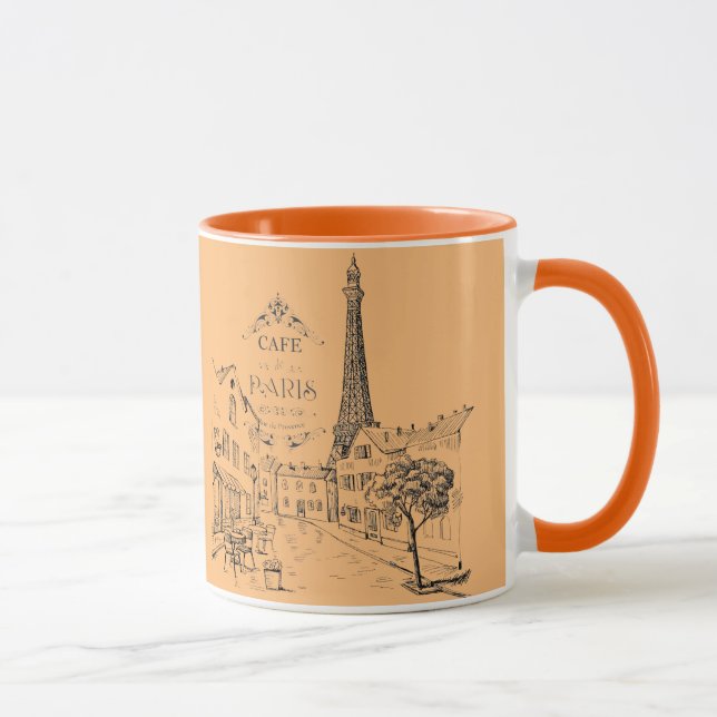 Caneca Cafe Paris, Café de Dois Toneladas, Mug (Direita)