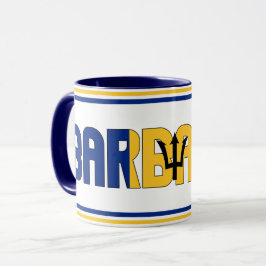 Caneca Café Patriótico da Bandeira Nacional Barbados