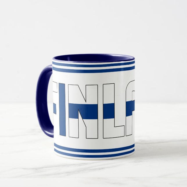 Caneca Café Patriótico "Sippin'' com a Finlândia (Frente Esquerda)
