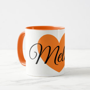Caneca Café personalizado do coração impressão alaran