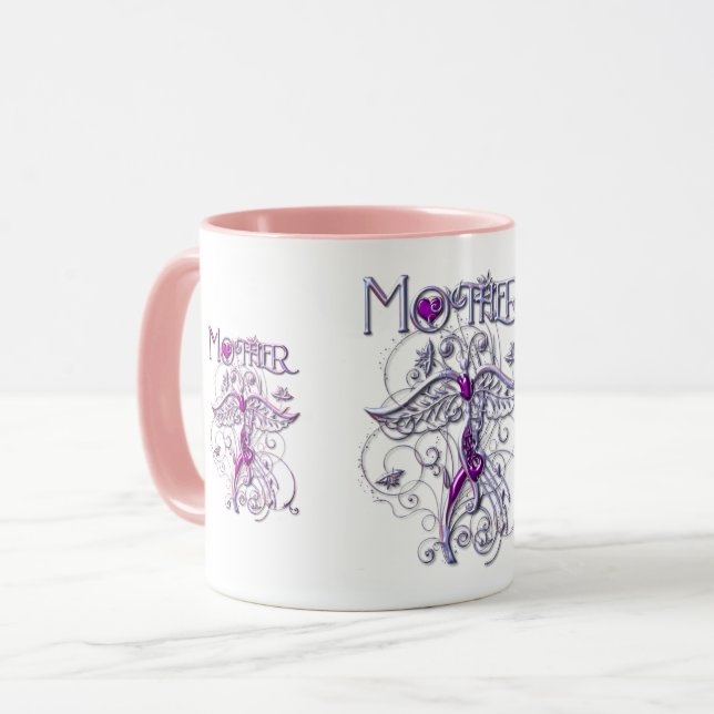 Caneca Café Personalizado Mãe (Frente Esquerda)