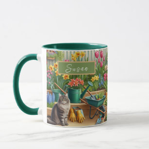 Caneca Café Personalizado para Amantes de Jardins 