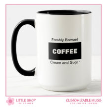 Café Personalizável Recém-Preparado