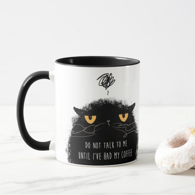 Caneca Café primeiro (Com Donut)