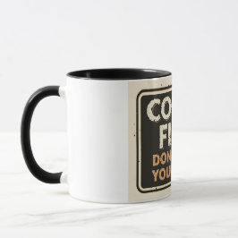 Caneca Café Primeiro Não Tente a Sorte – Sarcasmo Diverti