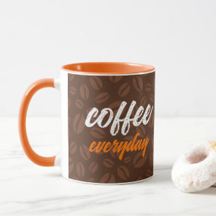 Caneca Café todo dia com Mug de Café