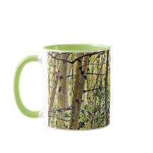 Café Verde Violeta Madeira de Aspen de Verão
