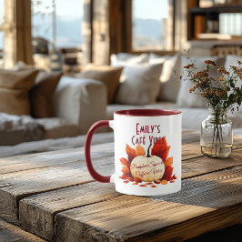 Caneca Café Vibes Outono – Amor de Tempero de Abóbora e C