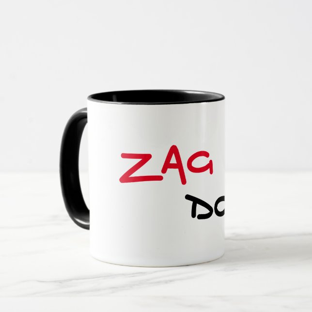 Caneca Café Zag Dog Black Trim (Frente Esquerda)