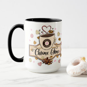 Caneca Cafecito e Chisme mexicano estilo Mug