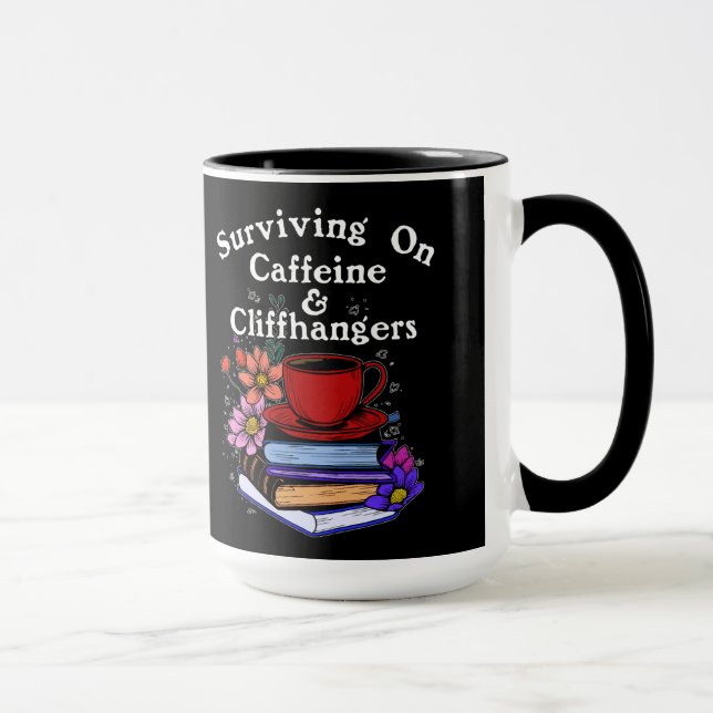 Caneca Cafeína E Suspense Colorido (Direita)