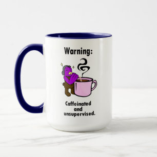 Caneca Cafeinado e Mug de Café Sem Supervisão