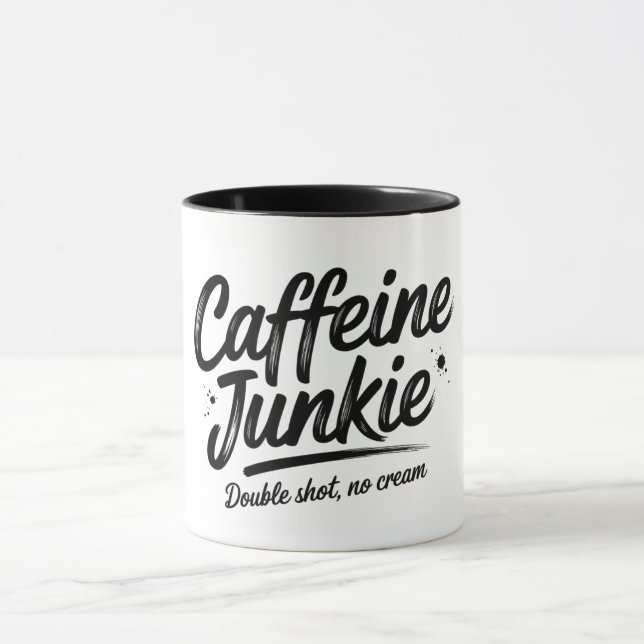 Caneca Caffeine Junkie (Centro)